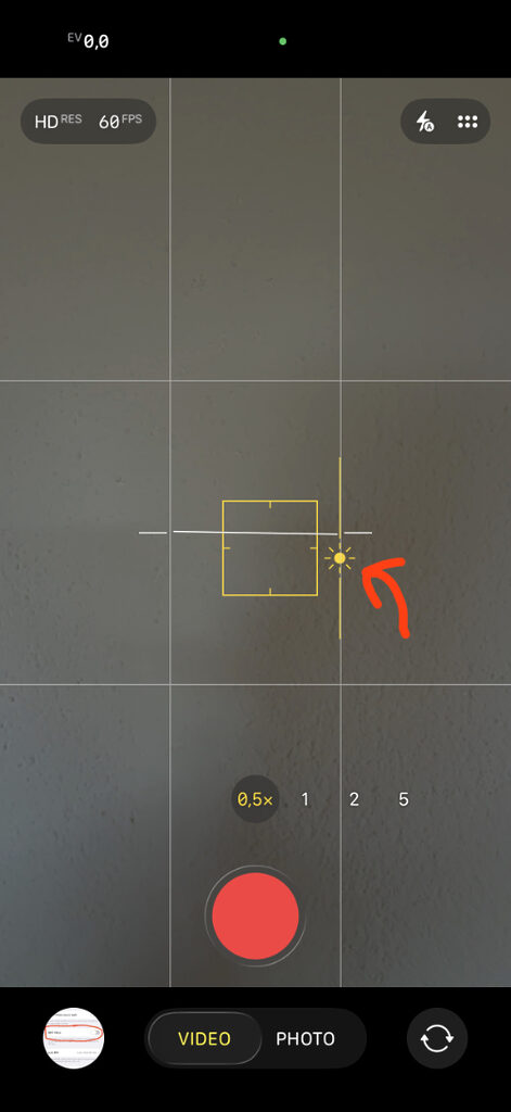 best underwater iphone setting